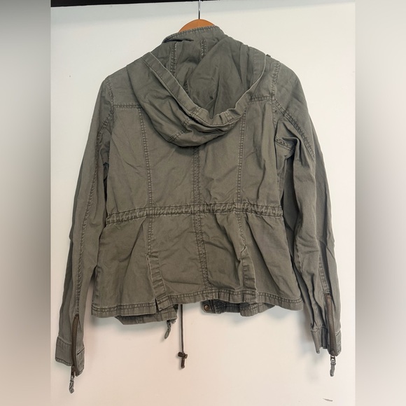 Aeropostale Olive Green Jacket with Label Detail - Picture 4 of 5